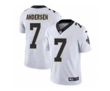 Youth Nike New Orleans Saints #7 Morten Andersen Vapor Untouchable Limited White NFL Jersey