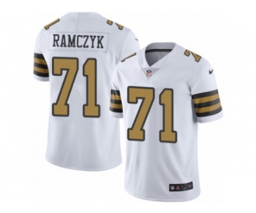 Youth Nike New Orleans Saints #71 Ryan Ramczyk Limited White Rush NFL Jersey