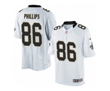 Youth Nike New Orleans Saints #86 John Phillips Limited White NFL Jersey