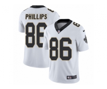 Youth Nike New Orleans Saints #86 John Phillips Vapor Untouchable Limited White NFL Jersey