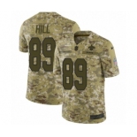 Youth Nike New Orleans Saints #89 Josh Hill Limited Camo 2018 Salute to Service NFL Jersey