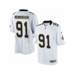 Youth Nike New Orleans Saints #91 Trey Hendrickson Limited White NFL Jersey