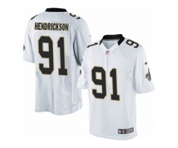 Youth Nike New Orleans Saints #91 Trey Hendrickson Limited White NFL Jersey