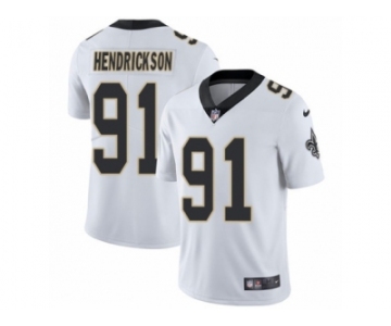 Youth Nike New Orleans Saints #91 Trey Hendrickson Vapor Untouchable Limited White NFL Jersey