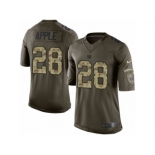 Youth Nike New York Giants #28 Eli Apple Limited Green Salute to Service NFL Jersey