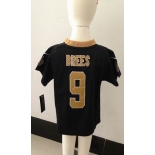 nike kids nfl jerseys new orleans saints #9 drew brees black[nike]