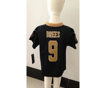 nike kids nfl jerseys new orleans saints #9 drew brees black[nike]