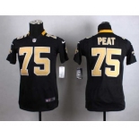 nike youth nfl jerseys new orleans saints #75 peat black[nike]