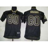 nike youth nfl jerseys new orleans saints #80 graham black[lights out]