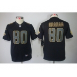 nike youth nfl jerseys new orleans saints #80 graham black[nike impact limited]