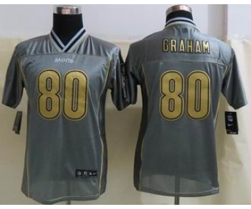 nike youth nfl jerseys new orleans saints #80 graham grey[nike vapor]