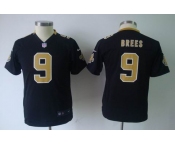 nike youth nfl jerseys new orleans saints #9 brees black[nike]