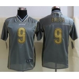 nike youth nfl jerseys new orleans saints #9 drew brees grey[nike vapor]