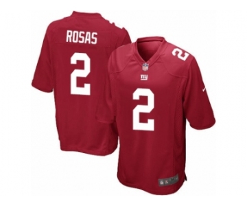 Men Nike New York Giants #2 Aldrick Rosas Game Red Alternate NFL Jersey