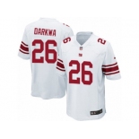 Men Nike New York Giants #26 Orleans Darkwa Game White NFL Jersey