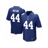 Men Nike New York Giants #44 Doug Kotar Game Royal Blue Team Color NFL Jersey