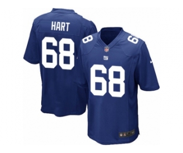 Men Nike New York Giants #68 Bobby Hart Game Royal Blue Team Color NFL Jersey