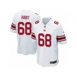 Men Nike New York Giants #68 Bobby Hart Game White NFL Jersey