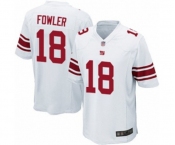 Men's New York Giants #18 Bennie Fowler Game White Football Jersey