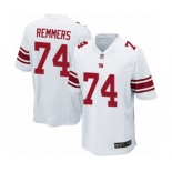 Men's New York Giants #74 Mike Remmers Game White Football Jersey