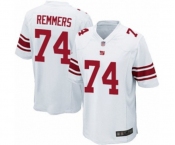 Men's New York Giants #74 Mike Remmers Game White Football Jersey