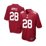 Men's Nike New York Giants #28 Eli Apple Game Red Alternate NFL Jersey