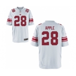 Men's Nike New York Giants #28 Eli Apple Game White NFL Jersey