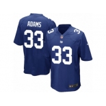 Men's Nike New York Giants #33 Andrew Adams Game Royal Blue Team Color NFL Jersey