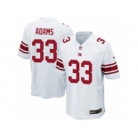 Men's Nike New York Giants #33 Andrew Adams Game White NFL Jersey