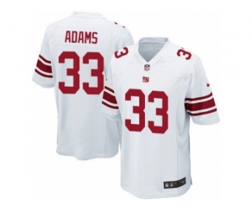 Men's Nike New York Giants #33 Andrew Adams Game White NFL Jersey