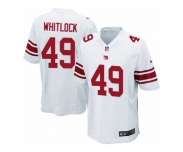 Men's Nike New York Giants #49 Nikita Whitlock Game White NFL Jersey