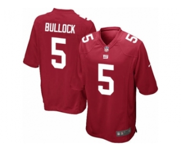 Men's Nike New York Giants #5 Randy Bullock Game Red Alternate NFL Jersey