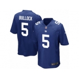 Men's Nike New York Giants #5 Randy Bullock Game Royal Blue Team Color NFL Jersey