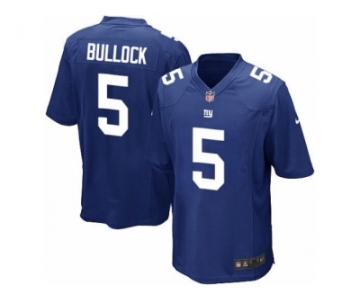 Men's Nike New York Giants #5 Randy Bullock Game Royal Blue Team Color NFL Jersey