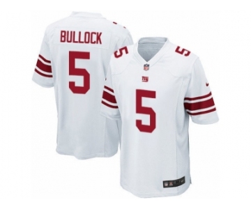 Men's Nike New York Giants #5 Randy Bullock Game White NFL Jersey