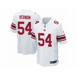 Men's Nike New York Giants #54 Olivier Vernon Game White NFL Jersey