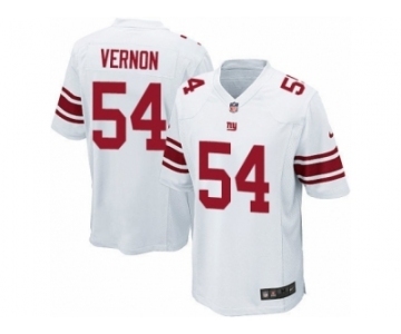 Men's Nike New York Giants #54 Olivier Vernon Game White NFL Jersey