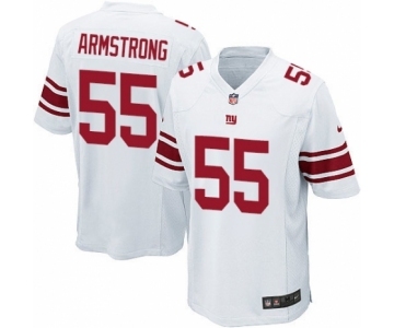 Men's Nike New York Giants #55 Ray-Ray Armstrong Game White NFL Jersey