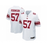 Men's Nike New York Giants #57 Keenan Robinson Game White NFL Jersey