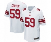 Men's Nike New York Giants #59 Lorenzo Carter Game White NFL Jersey