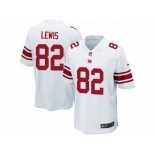 Men's Nike New York Giants #82 Roger Lewis Game White NFL Jersey