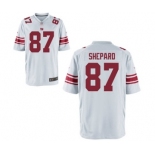 Men's Nike New York Giants #87 Sterling Shepard Game White NFL Jersey