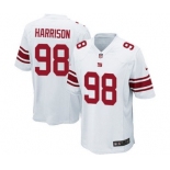 Men's Nike New York Giants #98 Damon Harrison Game White NFL Jersey