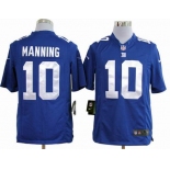 nike nfl jerseys new york giants #10 manning blue[game]