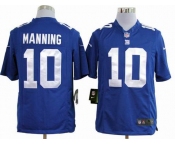 nike nfl jerseys new york giants #10 manning blue[game]