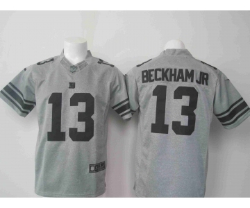 nike nfl jerseys new york giants #13 bedkhamjr gray[game]