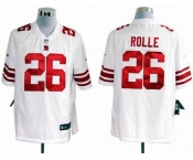 nike nfl jerseys new york giants #26 rolle white[game]