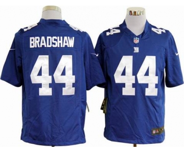 nike nfl jerseys new york giants #44 bradshaw blue[game]