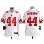 nike nfl jerseys new york giants #44 bradshaw white[game]