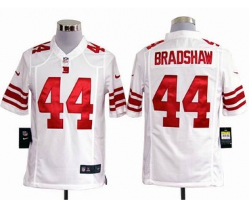 nike nfl jerseys new york giants #44 bradshaw white[game]